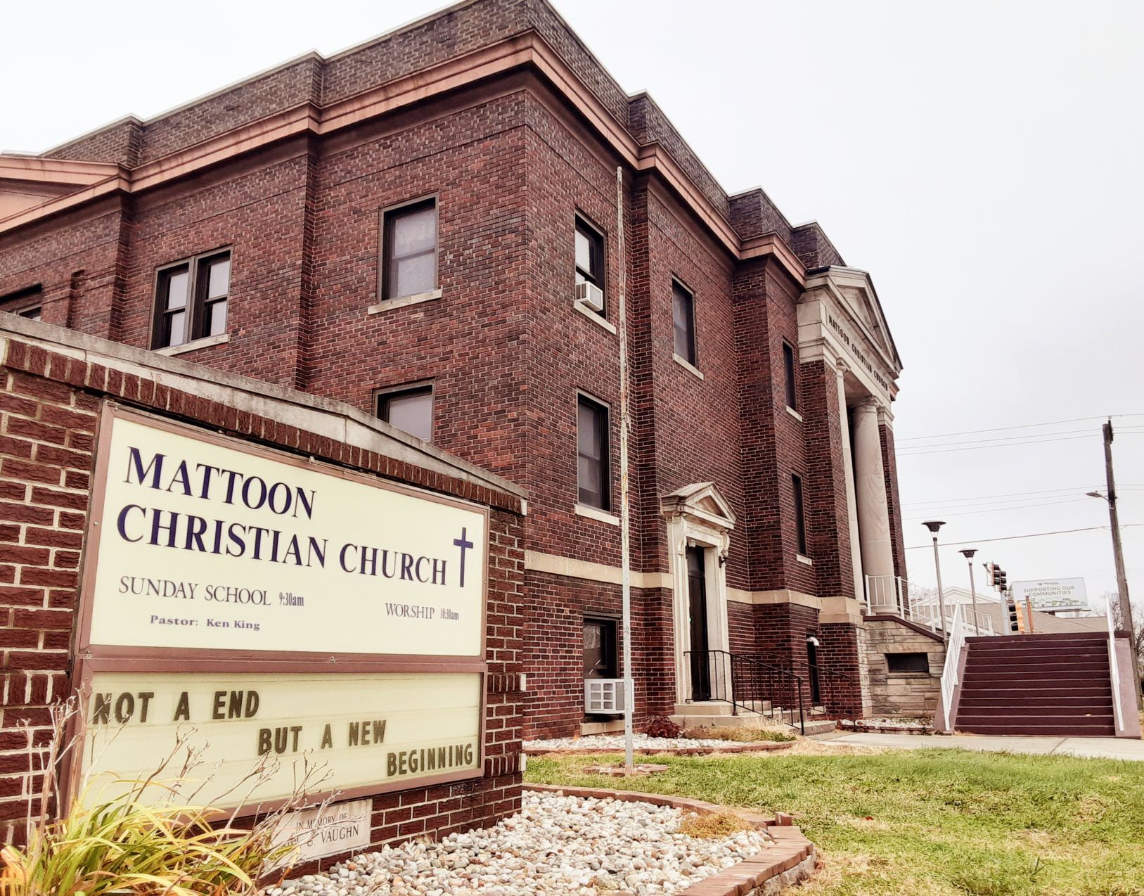 Mattoon Christian sign